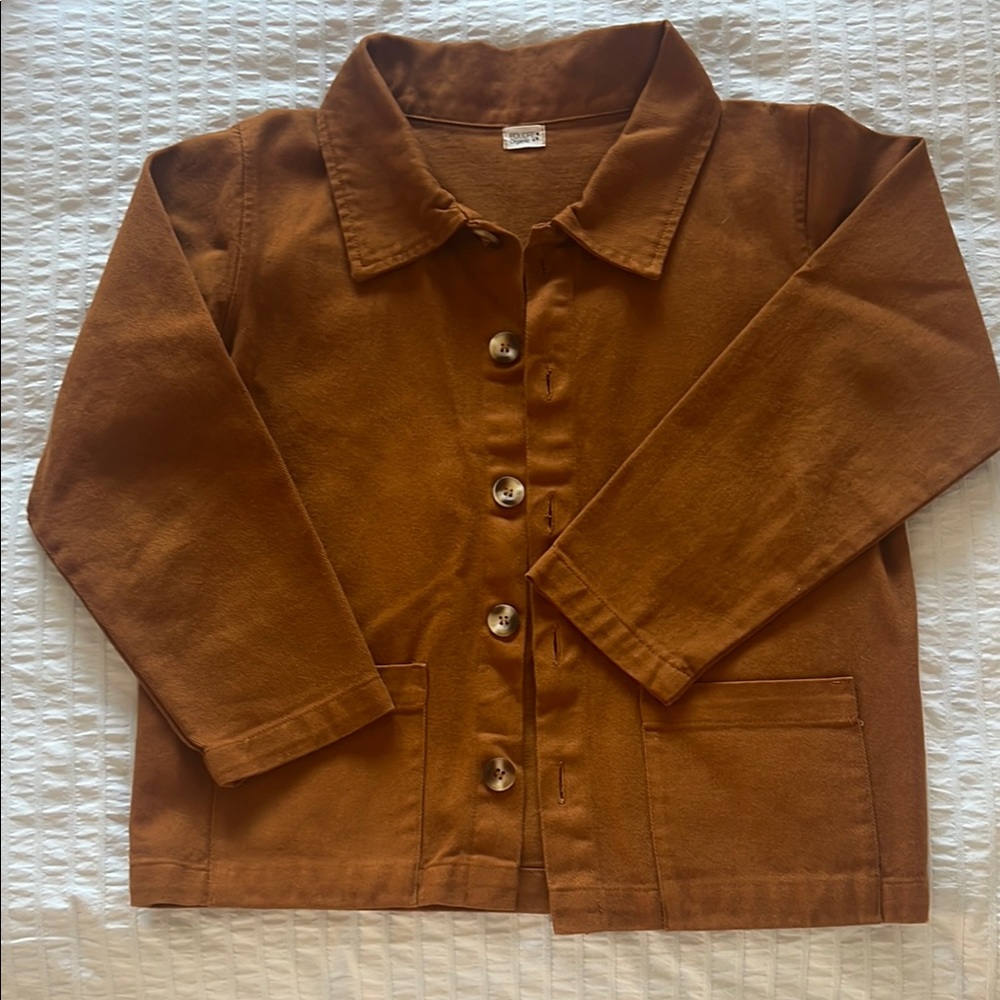 Brown Button-Up Jacket